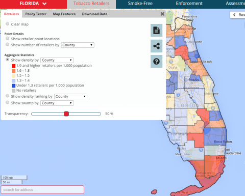 Open Data for Tobacco Retailer Mapping