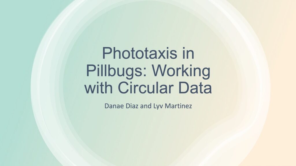 Phototaxis in Pillbugs: Working with Circular Data
