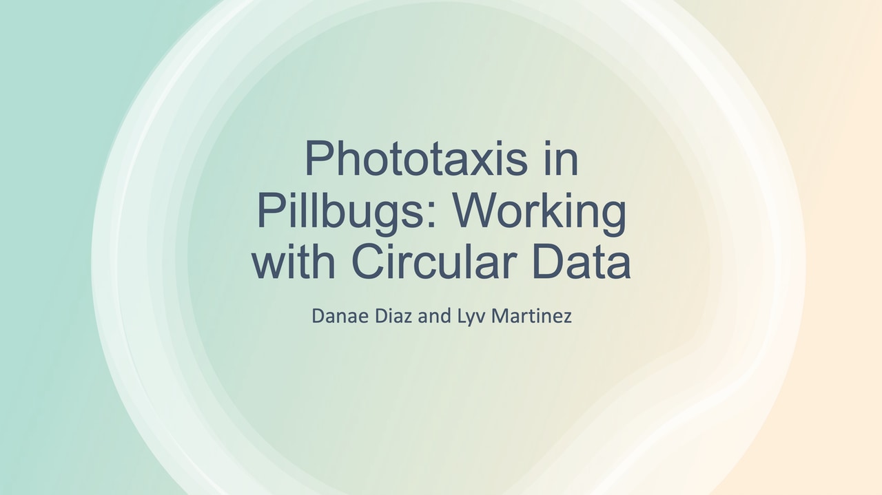 Phototaxis in Pillbugs: Working with Circular Data
