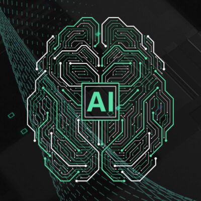 an illustration of a brain with the letters 